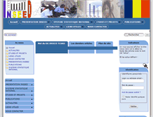 Tablet Screenshot of inseedtchad.com